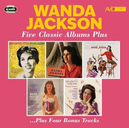 Wanda Jackson - Five Classic Albums Plus (Avid Records UK, 2 CDs)