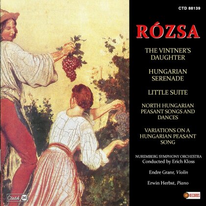 Miklós Rózsa (1907-1995) - Vintner's Daughter Hungarian Serenade Little