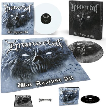 Immortal - War Against All (Limited Boxset, Polar White Vinyl, LP + CD)
