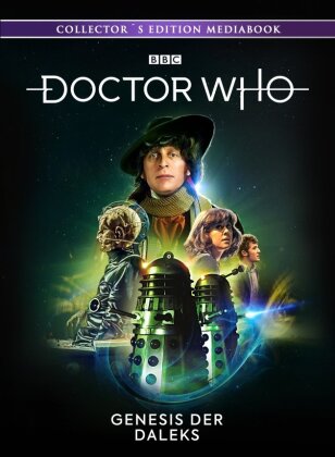Doctor Who - Vierter Doktor: Genesis der Daleks (BBC, Collector's Edition, Limited Edition, Mediabook, Blu-ray + DVD)
