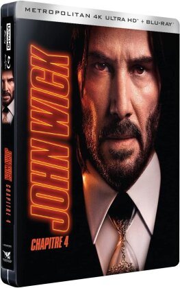John Wick 4 - Chapitre 4 (2023) (Edizione Limitata, Steelbook, 4K Ultra HD + Blu-ray)