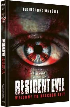 Resident Evil: Welcome to Raccoon City (2021) (Cover B, Limited Edition, Mediabook, Uncut, 4K Ultra HD + Blu-ray)