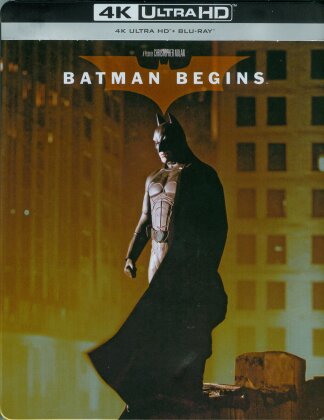 Batman Begins (2005) (Édition Limitée, Steelbook, 4K Ultra HD + 2 Blu-ray)