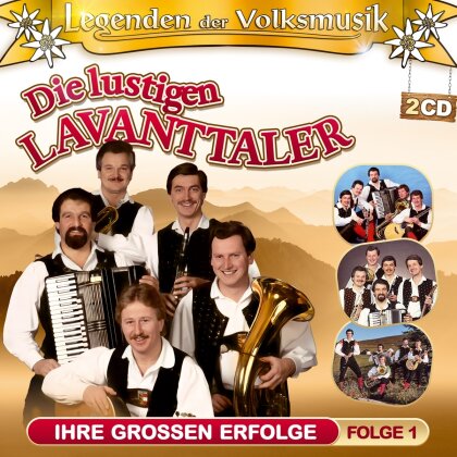 Die lustigen Lavanttaler - Legenden der Volksmusik - Ihre großen Erfolge F 1 (2 CDs)