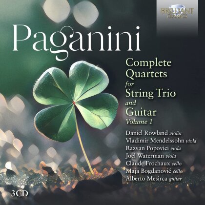 Daniel Rowland, Alberto Mesirca, Vladimir Mendelssohn & Niccolò Paganini (1782-1840) - Complete Quartets For String Trio & Guitar 1 (3 CDs)
