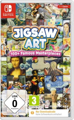 Jigsaw Art - 100+ Famous Masterpieces (Code in a Box) (Switch)