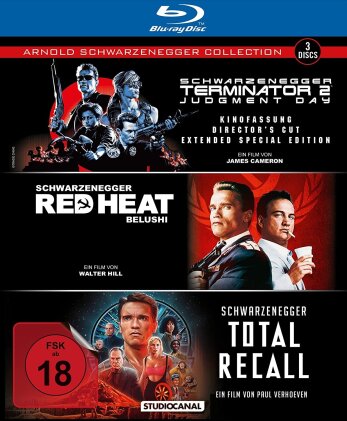 Arnold Schwarzenegger Collection - Terminator 2 / Red Heat / Total Recall (3 Blu-rays)