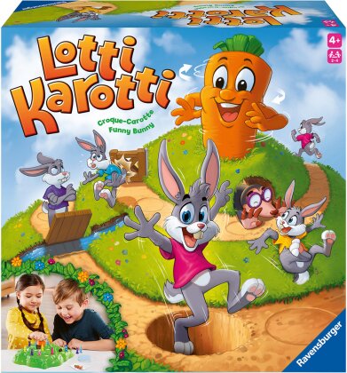 Lotti Karotti (Funny Bunny) - d/f/i, ab 4 Jahren, 2-4 Spieler,