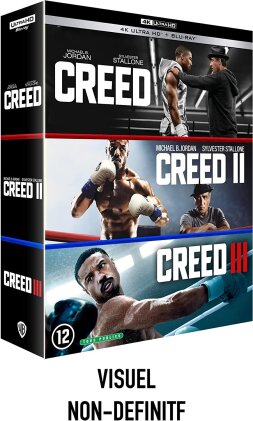 Creed 1-3 - Creed (2015) / Creed 2 (2018) / Creed 3 (2023) (3 4K Ultra HDs + 3 Blu-ray)
