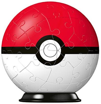 Ravensburger 3D Puzzle 11256 - Puzzle-Ball Pokémon Pokéballs - Pokéball Classic - für große und kleine Pokémon Fans ab 6 Jahren
