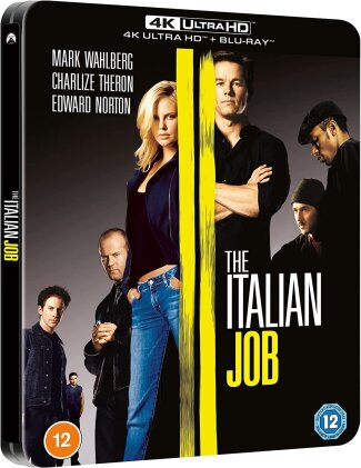 The Italian Job (2003) (Édition Limitée, Steelbook, 4K Ultra HD + Blu-ray)