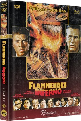 Flammendes Inferno (1974) (Cover C, Collector's Edition, Limited Edition, Mediabook, Blu-ray + DVD)