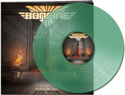 Bonfire - Point Blank - MMXXIII (2023 Reissue, Gatefold, AFM Records, Clear Green Vinyl, LP)