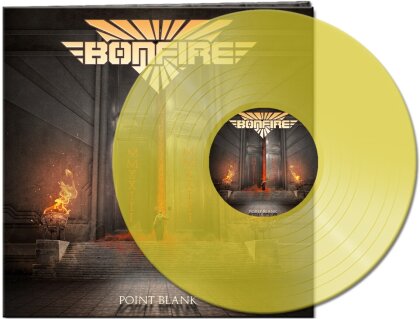 Bonfire - Point Blank - MMXXIII (2023 Reissue, AFM Records, Gatefold, Limited Edition, Clear Yellow Vinyl, LP)