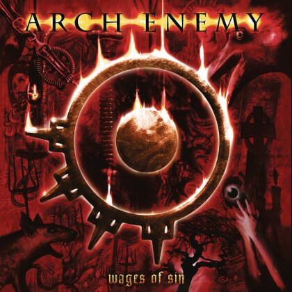 Arch Enemy - Wages Of Sin (2023 Reissue, Sony, Limited Edition, Transparent Red Vinyl, LP)