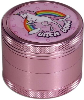 Black Leaf Grinder Bitch Bong 4 Parts