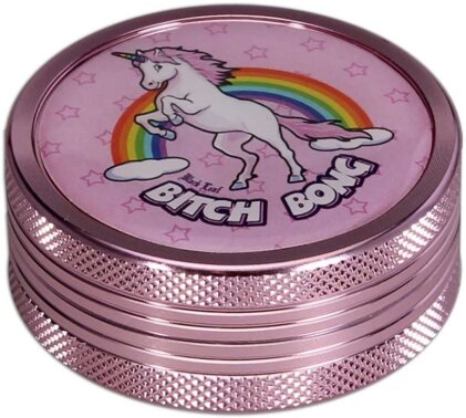 Black Leaf Grinder Bitch Bong 2 Parts