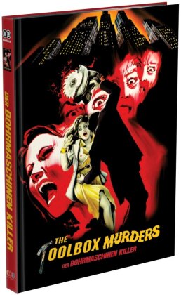 The Toolbox Murders - Der Bohrmaschinenkiller (1978) (Cover C, Limited Edition, Mediabook, 4K Ultra HD + Blu-ray + DVD)