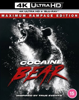 Cocaine Bear (2023) (Maximum Rampage Edition, 4K Ultra HD + Blu-ray)