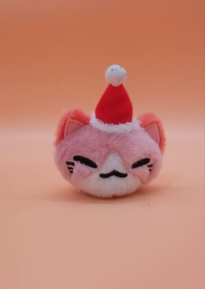 Nemuneko - Bonnet de Noël - Coll. Noël - 8 cm