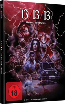 13/13/13 - Day of the Demons (2013) (Cover A, Limited Edition, Mediabook, Uncut, Blu-ray + DVD)