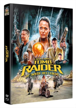 Lara Croft: Tomb Raider - Die Wiege des Lebens (2003) (Wattiert, Limited Edition, Mediabook, Blu-ray + DVD)