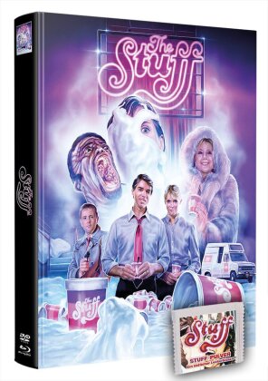 The Stuff (1985) (Wattiert, Limited Edition, Mediabook, Blu-ray + DVD)