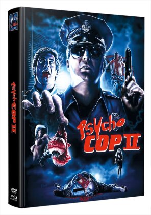 Psycho Cop 2 (1993) (Wattiert, Limited Edition, Mediabook, Blu-ray + DVD)