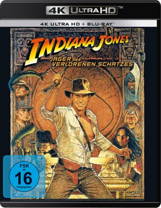 Indiana Jones - Jäger des verlorenen Schatzes (1981) (4K Ultra HD + Blu-ray)