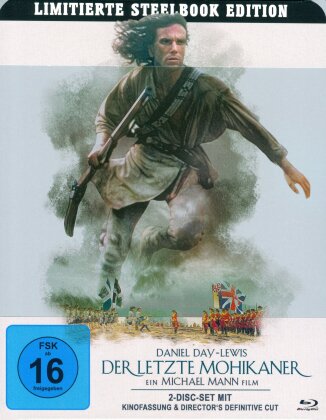 Der letzte Mohikaner (1992) (Director's Cut, Kinoversion, Limited Edition, Steelbook, 2 Blu-rays)