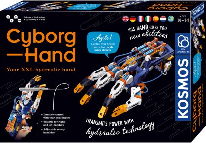 Cyborg Hand, d/f/i - Experimentierkasten, Hydraulik-