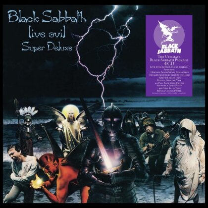 Black Sabbath - Live Evil (2023 Reissue, Super Deluxe Boxset, Édition 40ème Anniversaire, 4 CD)