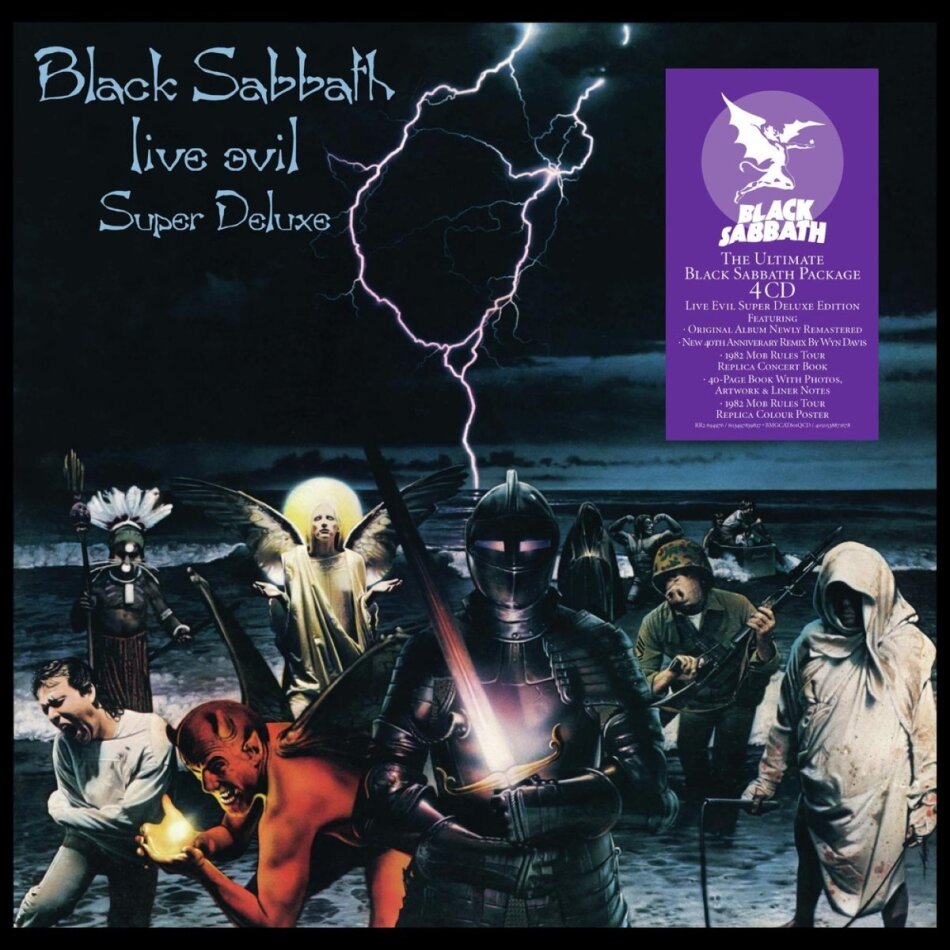 Black Sabbath - Live Evil (2023 Reissue, Super Deluxe Boxset, 40th Anniversary Edition, 4 CDs)