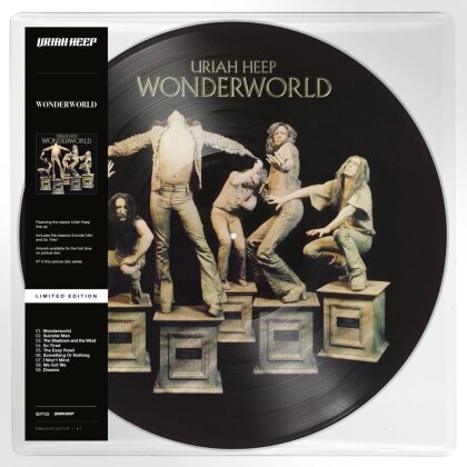 Uriah Heep - Wonderworld (2023 Reissue, BMG/Sanctuary, Picture Disc, LP)