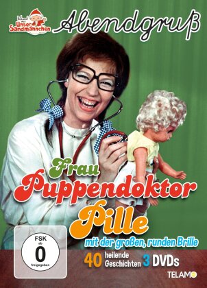 Abendgruss (bekannt aus "Unser Sandmännchen") - Frau Puppendoktor Pille mit der grossen, runden Brille: 40 heilende Geschichten (3 DVDs)