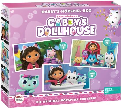 Gabby's Dollhouse - Gabby's Dollhouse Hörspiel-Box,Folge 1-3 (3 CDs)