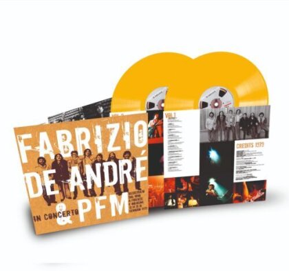 Fabrizio De Andre & P.F.M. (Premiata Forneria Marconi) - In Concerto (2023 Reissue, Yellow Vinyl, 2 LP)