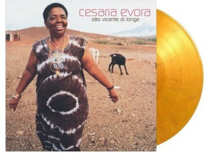 Cesaria Evora - Sao Vicente Di Longe (2023 Reissue, Music On Vinyl, Limited to 1000 Copies, Orange/Black Marbled Vinyl, 2 LPs)