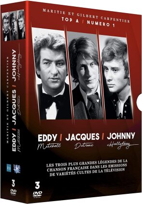 Maritie et Gilbert Carpentier - Top A / Numero 1 - Eddy Mitchell / Jacques Dutronc / Johnny Hallyday (3 DVDs)