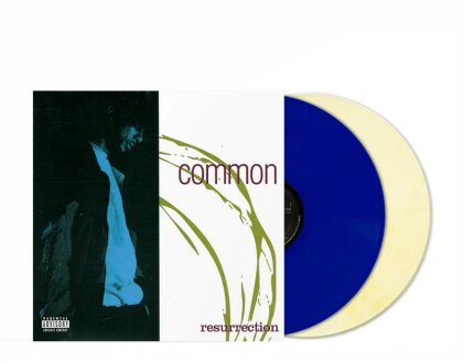Common - Resurrection (2023 Reissue, Get On Down, Gatefold, Édition Deluxe, Cream/Blue/Clear Vinyl, LP)