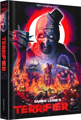 Terrifier 2 (2022) (Cover A, Limited Edition, Mediabook, Uncut, 4K Ultra HD + Blu-ray)