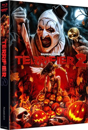 Terrifier 2 (2022) (Cover B, Limited Edition, Mediabook, Uncut, 4K Ultra HD + Blu-ray)