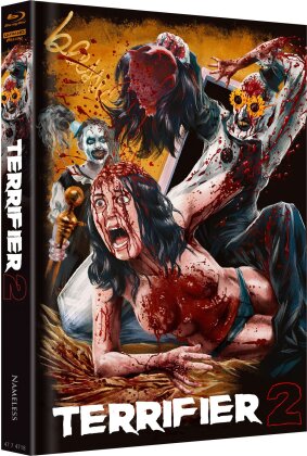 Terrifier 2 (2022) (Cover G, Limited Edition, Mediabook, Uncut, 4K Ultra HD + Blu-ray)
