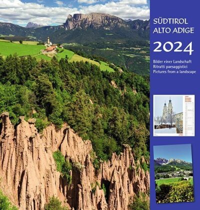 Südtirol 2024 - Postkartenkalender Hochformat