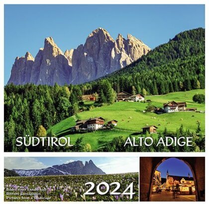Südtirol 2024 - Postkartenkalender Querformat