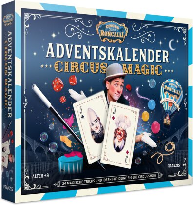 Circus Magic Adventskalender, 24 Zaubertricks für einen magischen Advent - für Kinder ab 8 Jahren
