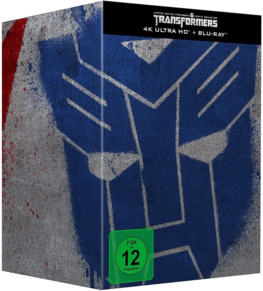 Transformers 1-5 + Bumblebee - 6-Movie Collection (Schuber, Limited Edition, Steelbook, 6 4K Ultra HDs + 6 Blu-rays)