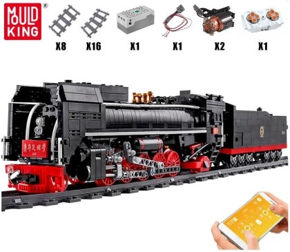 Mould King - Mould King 12003 - Dampflokomotive (1552 Teile)