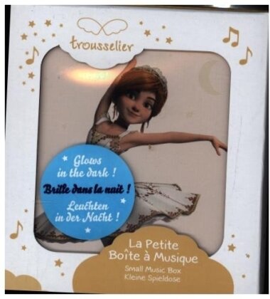 TROUSSELIER - Musikspieldose mit Schublade, Ballerina, nachtleuchtend