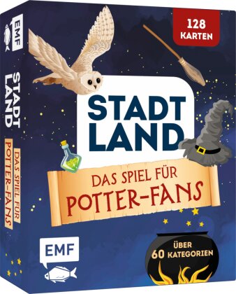 Kartenspiel - Stadt, Land, ... Das inoffizielle Spiel für Potterheads mit 128 Karten